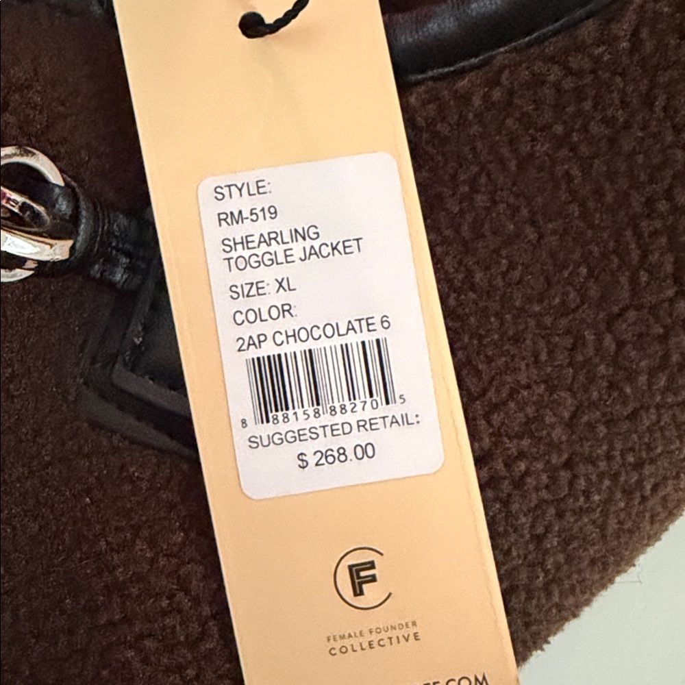 Rebecca Minkoff Shearling Toggle Jacket - Picture 9 of 10